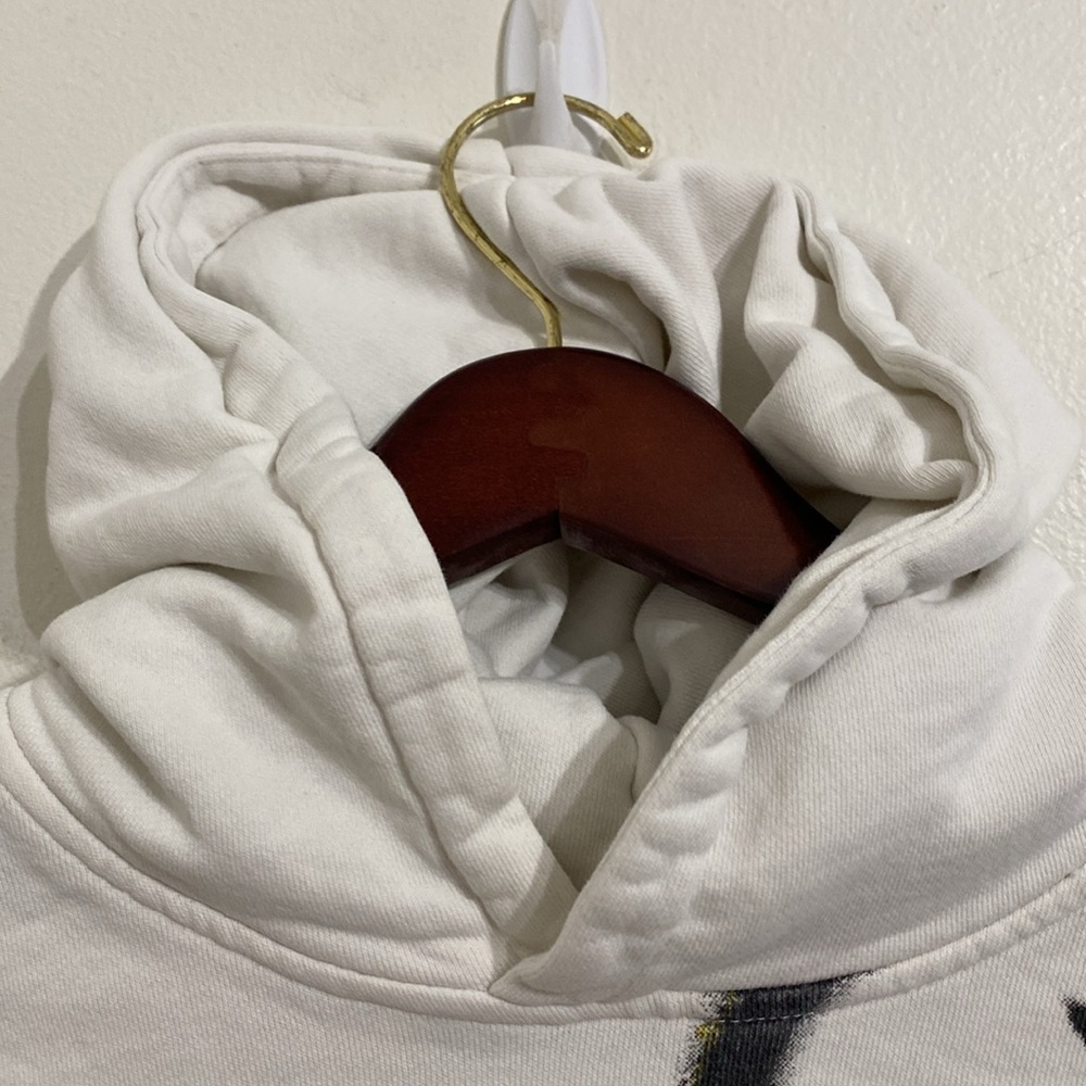 ZARA SMILEY WORLD Girls Hoodie Sweatshirt 13/14 Cream Graphics Collab  Kids - Picture 3 of 12